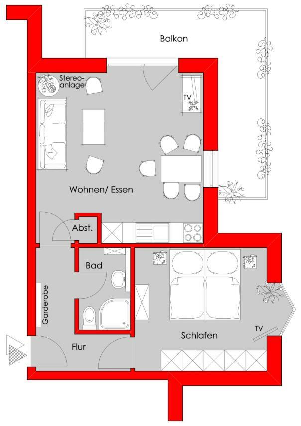 דירות קושהאבן Residenz Albatros מראה חיצוני תמונה